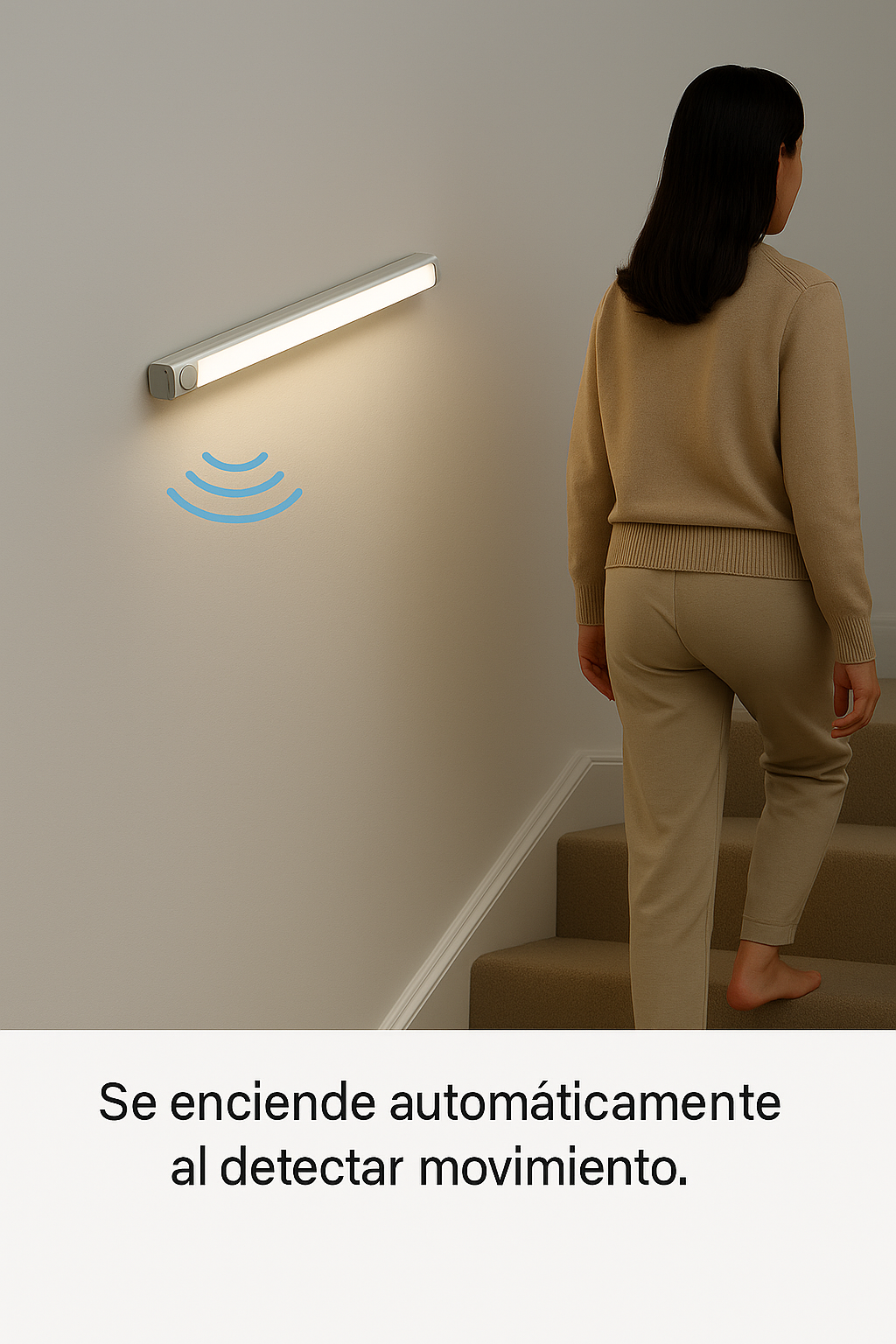 Ilumina tu hogar sin tocar interruptores - La luz que se enciende sola cuando detecta movimiento